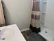 Bathroom featuring a shower with a neutral shower curtain and an overhead shower head at 252 Timber Run Dr., Georgetown, SC 29440