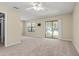 Bright bedroom with sliding glass doors to a patio at 6625 Scotsman Crescent, Myrtle Beach, SC 29588