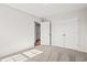 Bedroom with double door closet and view of the entryway at 623 Snowy Owl Way, Conway, SC 29527