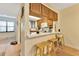 Kitchen with breakfast bar and additional counter space at 501 Maison Dr. # B3, Myrtle Beach, SC 29572