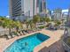 Swimming pool with plenty of lounge chairs at 2000 S Ocean Blvd. # 203V, Myrtle Beach, SC 29577