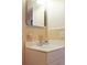 Well-lit bathroom with a single sink vanity and a large mirror at 530 Swallow Ave. # 530, Myrtle Beach, SC 29577