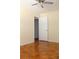 Bedroom with hardwood floors and white door at 530 Swallow Ave. # 530, Myrtle Beach, SC 29577