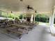 Relax and socialize in this shaded pavilion with picnic tables and a fireplace at Tbb 129 Charles Towne Ln., Murrells Inlet, SC 29576