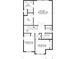 Second floor plan includes Primary bedroom, two bedrooms, and two baths at Tbb 129 Charles Towne Ln., Murrells Inlet, SC 29576