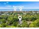 Aerial view showing home's location near beach access and other homes at 1202 Prince William Rd., North Myrtle Beach, SC 29582