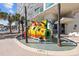 Whimsical, colorful playground feature provides Gathering fun for everyone at 201 S Ocean Blvd. # 1005, Myrtle Beach, SC 29577