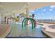 A colorful waterpark has plenty of features and an adjacent pool area at 201 S Ocean Blvd. # 1005, Myrtle Beach, SC 29577