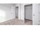 This bedroom features neutral walls, carpet, and includes a closet for storage at 126 Hancher Dr., Myrtle Beach, SC 29588