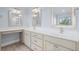 Elegant bathroom features dual sinks, a vanity area, and plenty of counter space at 1533 Biltmore Dr., Myrtle Beach, SC 29579