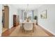 Elegant dining room with a chandelier, a wooden table, and comfortable seating for a formal meal at 1533 Biltmore Dr., Myrtle Beach, SC 29579