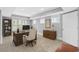 Charming office features recessed lights, neutral paint, a large window, and tile flooring at 1533 Biltmore Dr., Myrtle Beach, SC 29579