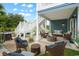 Inviting outdoor patio with a fire pit, comfortable seating, and a grill for entertaining guests at 1533 Biltmore Dr., Myrtle Beach, SC 29579