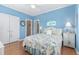 Serene bedroom with hardwood floors and ample closet space at 4333 Windy Heights Dr., North Myrtle Beach, SC 29582