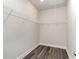 Walk-in closet features a wooden floor and wire shelving for optimal storage at 368 Clear Lake Dr., Conway, SC 29526