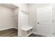 Convenient mud room with bench seating and storage, perfect for organization at 368 Clear Lake Dr., Conway, SC 29526