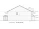 Plan view of the left elevation featuring fiber cement siding and asphalt shingle roofing at 6876 Watertower Rd. # 102, Longs, SC 29568