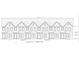 Detailed drawing of townhomes, including dimensions and architectural elements at 6876 Watertower Rd. # 106, Longs, SC 29568