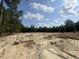 View of cleared lot for new construction at 1033 Sioux Swamp Dr., Conway, SC 29527