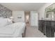 Main bedroom with ensuite bathroom and dresser at 3865 Lady Bug Dr., Shallotte, NC 28470