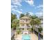 Two story home with private pool, deck and lush landscaping at 1335 Hidden Harbor Rd., Myrtle Beach, SC 29577