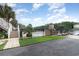 Private pool area with walkway leading to waterfront at 1335 Hidden Harbor Rd., Myrtle Beach, SC 29577