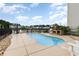 Community pool with stone fire pit and grilling station at 1335 Hidden Harbor Rd., Myrtle Beach, SC 29577