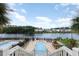 Private pool with patio, fire pit and water view at 1335 Hidden Harbor Rd., Myrtle Beach, SC 29577