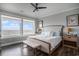 Relaxing bedroom with beautiful ocean views and decorative accents at 1907 S Waccamaw Dr., Garden City Beach, SC 29576