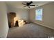 Bedroom with carpet, ceiling fan, and window at 2264 Pearl Rd., Galivants Ferry, SC 29544