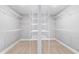 Large walk-in closet with wire shelving for storage at 2264 Pearl Rd., Galivants Ferry, SC 29544