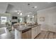 Kitchen island with granite countertops and stainless steel appliances at 313 Mayflower Dr., Calabash, NC 28467