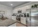 Modern kitchen featuring stainless steel appliances and granite countertops at 313 Mayflower Dr., Calabash, NC 28467