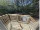 New back deck with a beautiful view of the wooded backyard at 2500 Newton Rd., Aynor, SC 29511