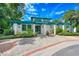 Inviting community fitness center with a trellis entryway and lush landscaping at 1237 Clipper Rd., North Myrtle Beach, SC 29582