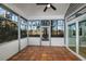 Relaxing screened porch overlooking wooded backyard at 1237 Clipper Rd., North Myrtle Beach, SC 29582