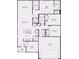 Detailed floor plan showcasing the layout of the house, including room dimensions at 3038 Deerberry Place, Longs, SC 29568