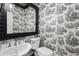 Bathroom features wallpaper with a busy ornate pattern at 4569 Carriage Run Circle, Murrells Inlet, SC 29576