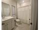 Simple bathroom with shower/tub combo and single vanity at 2020 Santa Maria St., Myrtle Beach, SC 29579