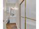 Bathroom featuring a glass shower stall, vanity, and tile flooring at 4709 Wild Iris Dr. # 104, Myrtle Beach, SC 29577