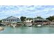 View of waterfront restaurants and boat docks at 81 Delray Dr. # 2-A, Murrells Inlet, SC 29576