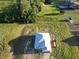 Aerial perspective of new home construction in a large lot, highlighting its location and landscape at 108 Infinity Ln., Loris, SC 29569