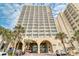 Beautiful condo building featuring multiple levels of beachfront condos with balconies at 1207 S Ocean Blvd. # 20509, Myrtle Beach, SC 29577