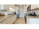 Modern kitchen with granite countertops and stainless steel appliances at 35 Delray Dr. # 1-E, Murrells Inlet, SC 29576