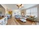 Comfortable living room featuring a sofa and a coffee table at 35 Delray Dr. # 1-E, Murrells Inlet, SC 29576