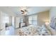 Spacious main bedroom with access to a second living space and bathroom at 35 Delray Dr. # 1-E, Murrells Inlet, SC 29576