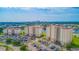 Aerial view of community with parking and waterfront at 2151 Bridge View Ct. # 2-902, North Myrtle Beach, SC 29582