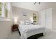 Cozy bedroom with carpet, a sloped ceiling, and windows at 405 N Highland Way, Myrtle Beach, SC 29572