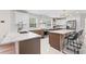 Modern kitchen featuring marble countertops and an island at 405 N Highland Way, Myrtle Beach, SC 29572