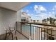 Balcony view featuring the ocean, pool, and nearby resort amenities at 7200 Ocean Blvd. N # 254, Myrtle Beach, SC 29572